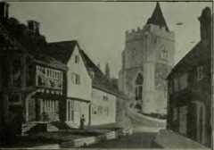 Page175-St. Clements Church from Hill Street 18th C-Hastings of Bygone Days and the Present